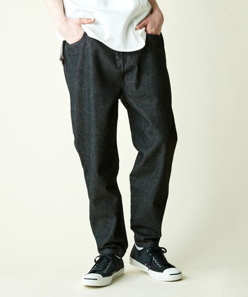 rehacer / レアセル デニムパンツ | rehacer : Big Pocket Wide Tapered Denim Made in Okayama Japan / ビッグポケット ワイド テーパード デニム メイドインジャパン | 詳細6