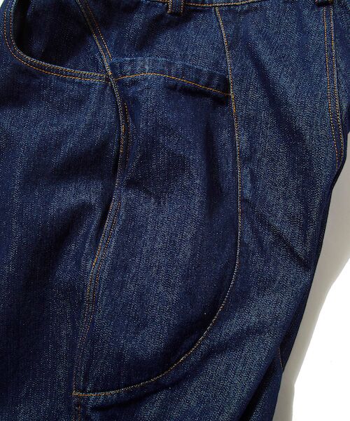 rehacer / レアセル デニムパンツ | rehacer : Big Pocket Wide Tapered Denim Made in Okayama Japan / ビッグポケット ワイド テーパード デニム メイドインジャパン | 詳細19