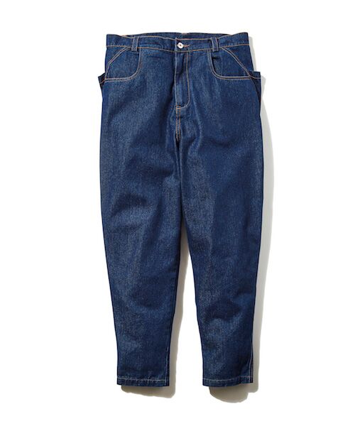 rehacer / レアセル デニムパンツ | rehacer : Big Pocket Wide Tapered Denim Made in Okayama Japan / ビッグポケット ワイド テーパード デニム メイドインジャパン | 詳細15