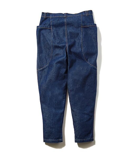 rehacer / レアセル デニムパンツ | rehacer : Big Pocket Wide Tapered Denim Made in Okayama Japan / ビッグポケット ワイド テーパード デニム メイドインジャパン | 詳細16