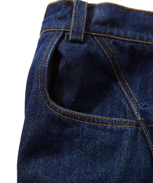 rehacer / レアセル デニムパンツ | rehacer : Big Pocket Wide Tapered Denim Made in Okayama Japan / ビッグポケット ワイド テーパード デニム メイドインジャパン | 詳細18