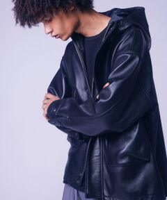 rehacer : Big Pocket Leather MT Jacket / ビッグ ポケット レザーマウンテンジャケット