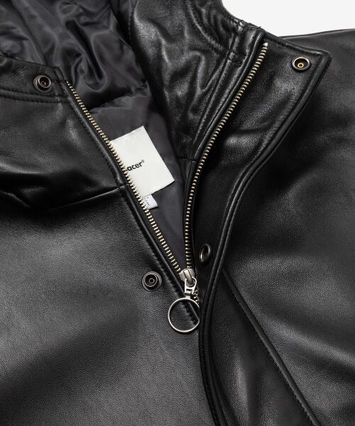 rehacer / レアセル レザーブルゾン・ジャケット | rehacer : Big Pocket Leather MT Jacket / ビッグ ポケット レザーマウンテンジャケット | 詳細24