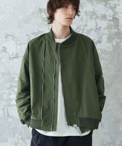 rehacer : 60/40 Cloth W Zip MA-1 Jacket / ロクヨンクロス Wジップ MA-1ジャケット