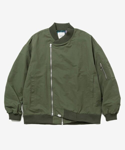 rehacer / レアセル ミリタリージャケット・コート | rehacer : 60/40 Cloth W Zip MA-1 Jacket / ロクヨンクロス Wジップ MA-1ジャケット | 詳細4