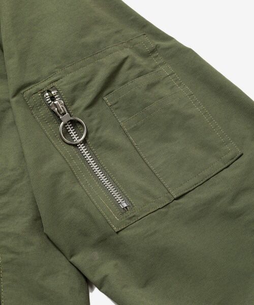 rehacer / レアセル ミリタリージャケット・コート | rehacer : 60/40 Cloth W Zip MA-1 Jacket / ロクヨンクロス Wジップ MA-1ジャケット | 詳細8