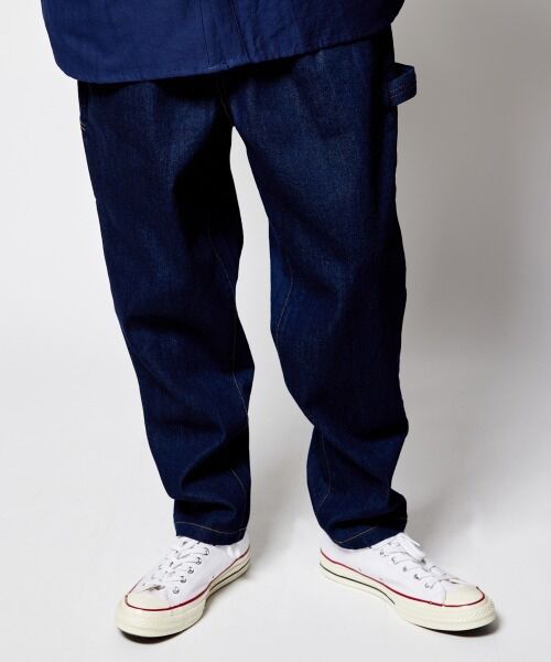 rehacer / レアセル デニムパンツ | rehacer : Wide Tapered Easy Painter PT / ワイドテーパード イージー ペインターパンツ | 詳細4