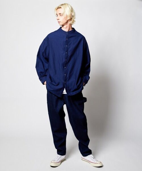 rehacer / レアセル デニムパンツ | rehacer : Wide Tapered Easy Painter PT / ワイドテーパード イージー ペインターパンツ | 詳細5