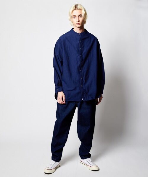 rehacer / レアセル デニムパンツ | rehacer : Wide Tapered Easy Painter PT / ワイドテーパード イージー ペインターパンツ | 詳細6