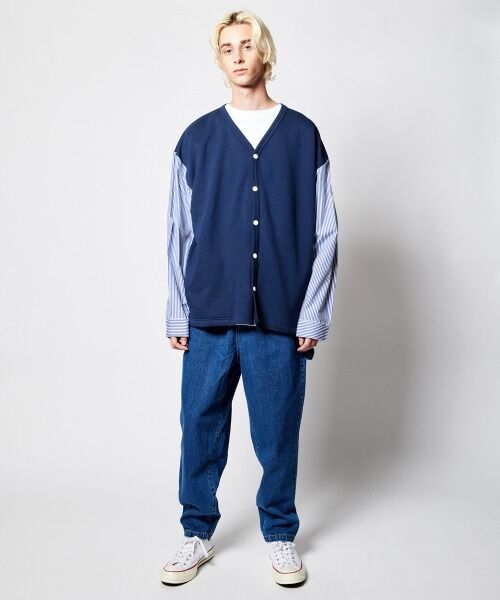 rehacer / レアセル デニムパンツ | rehacer : Wide Tapered Easy Painter PT / ワイドテーパード イージー ペインターパンツ | 詳細19