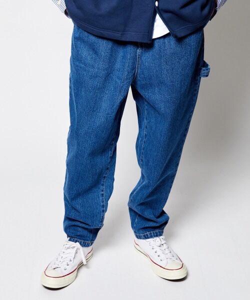 rehacer / レアセル デニムパンツ | rehacer : Wide Tapered Easy Painter PT / ワイドテーパード イージー ペインターパンツ | 詳細20