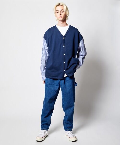 rehacer / レアセル デニムパンツ | rehacer : Wide Tapered Easy Painter PT / ワイドテーパード イージー ペインターパンツ | 詳細21