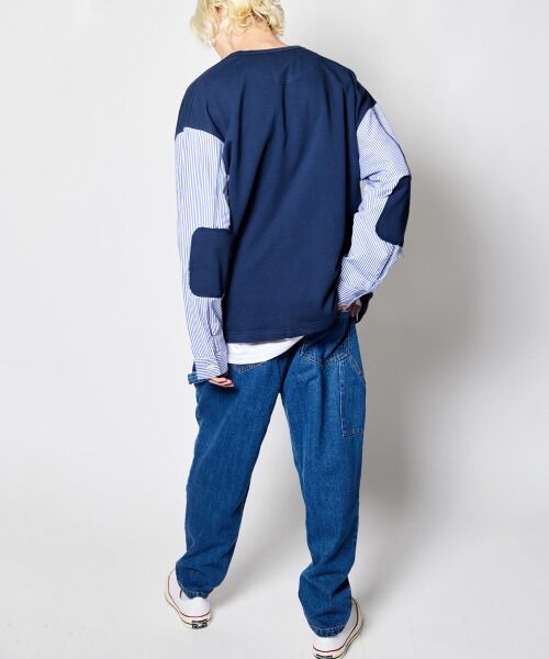 rehacer / レアセル デニムパンツ | rehacer : Wide Tapered Easy Painter PT / ワイドテーパード イージー ペインターパンツ | 詳細23