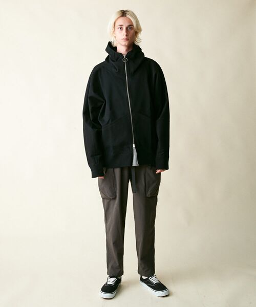 rehacer / レアセル パーカー | rehacer : High Hoodie Dolman Parka Made in Japan / ハイフーディー ドルマン ワイドパーカー メイドインジャパン | 詳細2