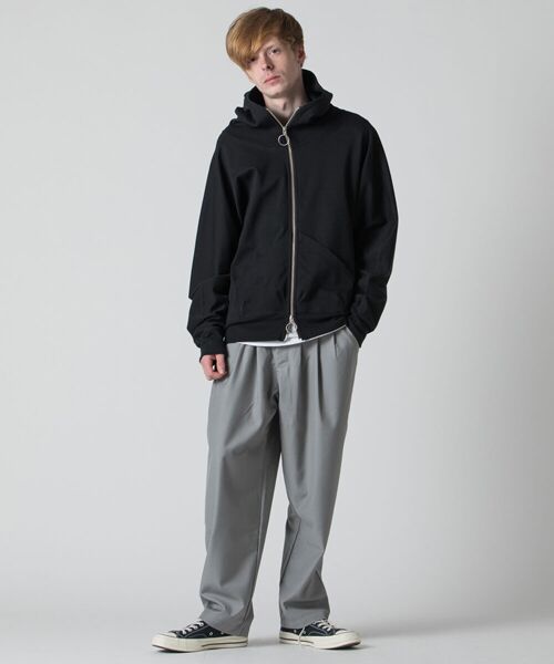 rehacer / レアセル パーカー | rehacer : High Hoodie Dolman Parka Made in Japan / ハイフーディー ドルマン ワイドパーカー メイドインジャパン | 詳細4