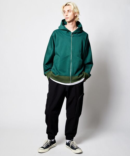 rehacer / レアセル パーカー | rehacer : High Hoodie Dolman Parka Made in Japan / ハイフーディー ドルマン ワイドパーカー メイドインジャパン | 詳細16