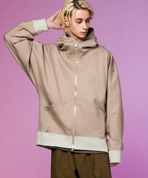 rehacer / レアセル パーカー | rehacer : High Hoodie Dolman Parka Made in Japan / ハイフーディー ドルマン ワイドパーカー メイドインジャパン | 詳細23