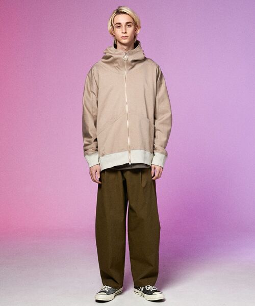 rehacer / レアセル パーカー | rehacer : High Hoodie Dolman Parka Made in Japan / ハイフーディー ドルマン ワイドパーカー メイドインジャパン | 詳細24