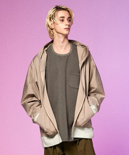 rehacer / レアセル パーカー | rehacer : High Hoodie Dolman Parka Made in Japan / ハイフーディー ドルマン ワイドパーカー メイドインジャパン | 詳細25