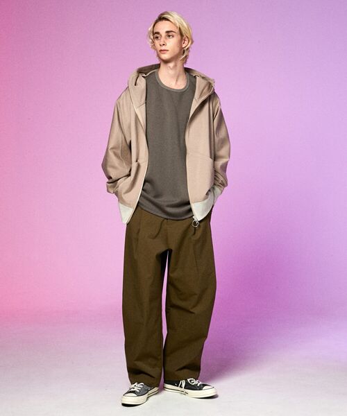 rehacer / レアセル パーカー | rehacer : High Hoodie Dolman Parka Made in Japan / ハイフーディー ドルマン ワイドパーカー メイドインジャパン | 詳細26