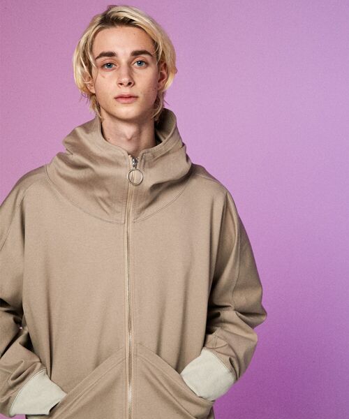 rehacer/レアセル rehacer: High Hoodie Dolman Parka Made in Japan / ハイフーディー ドルマン ワイドパーカー メイドインジャパン Graige Large rehacer/レアセル rehacer: High Hoodie Dolman Parka Made in Japan / ハイフーディー ドルマン ワイドパーカー メイドインジャパン Graige Large