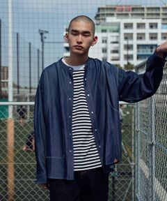 rehacer / レアセル シャツ・ブラウス | rehacer : Tuck Chambray Shirt JKT / タックシャンブレー シャツジャケット