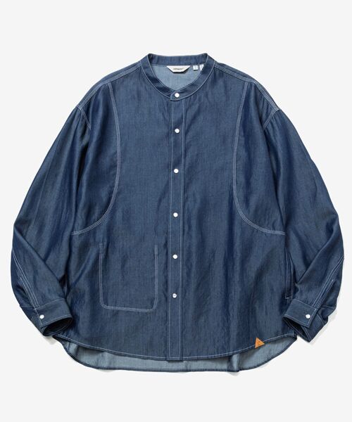 rehacer / レアセル シャツ・ブラウス | rehacer : Tuck Chambray Shirt JKT / タックシャンブレー シャツジャケット | 詳細7