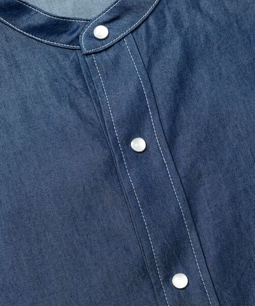 rehacer / レアセル シャツ・ブラウス | rehacer : Tuck Chambray Shirt JKT / タックシャンブレー シャツジャケット | 詳細9