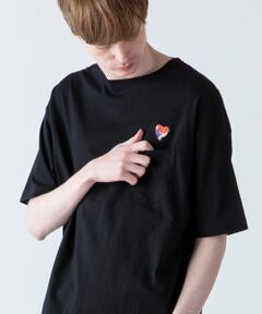 rehacer / レアセル Tシャツ | rehacer STAND : Flower Heart Big T-Shirt / フラワーハートビッグ Tシャツ