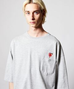 rehacer / レアセル Tシャツ | rehacer STAND : Flower Heart Big T-Shirt / フラワーハートビッグ Tシャツ