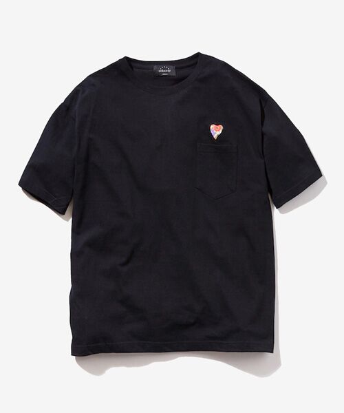 rehacer / レアセル Tシャツ | rehacer STAND : Flower Heart Big T-Shirt / フラワーハートビッグ Tシャツ | 詳細3