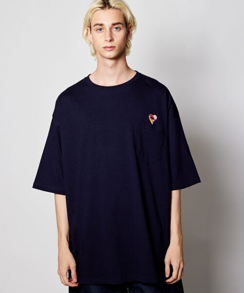 rehacer / レアセル Tシャツ | rehacer STAND : Flower Heart Big T-Shirt / フラワーハートビッグ Tシャツ | 詳細15