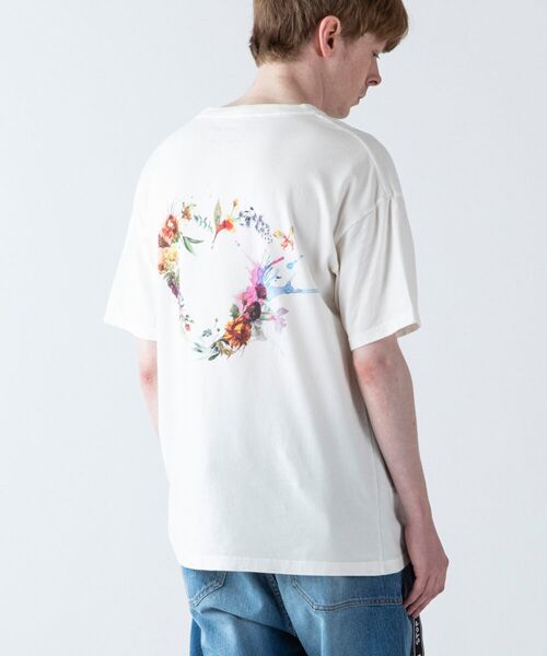 rehacer / レアセル Tシャツ | rehacer : Bloom Heart On Wide Body / ブルーム ハート Tシャツ オン ワイドボディー | 詳細1