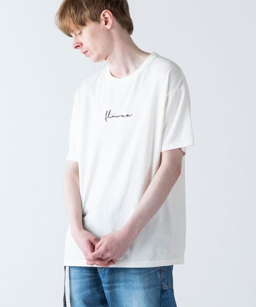 rehacer / レアセル Tシャツ | rehacer : Bloom Heart On Wide Body / ブルーム ハート Tシャツ オン ワイドボディー | 詳細2