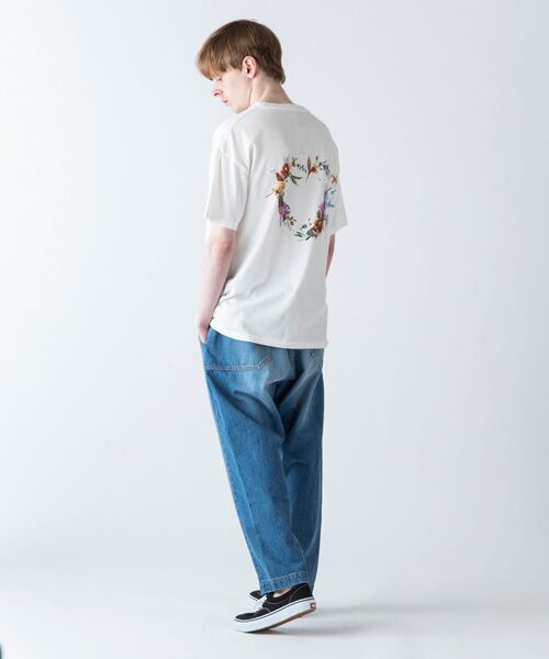 rehacer / レアセル Tシャツ | rehacer : Bloom Heart On Wide Body / ブルーム ハート Tシャツ オン ワイドボディー | 詳細3