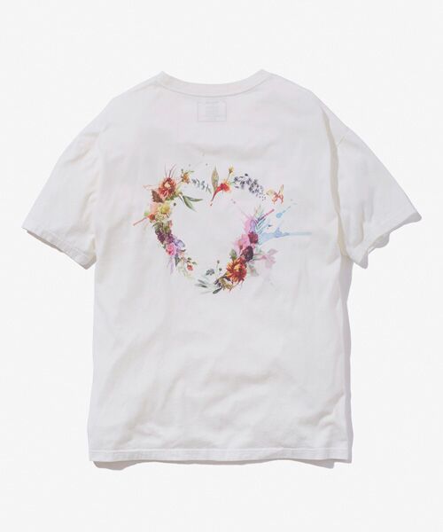 rehacer / レアセル Tシャツ | rehacer : Bloom Heart On Wide Body / ブルーム ハート Tシャツ オン ワイドボディー | 詳細6