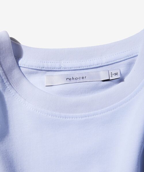 rehacer / レアセル Tシャツ | rehacer : With a Pearl Earring On Wide Loose Body / ウイズ ア パールイヤリング オン ワイドルーズボディー | 詳細8