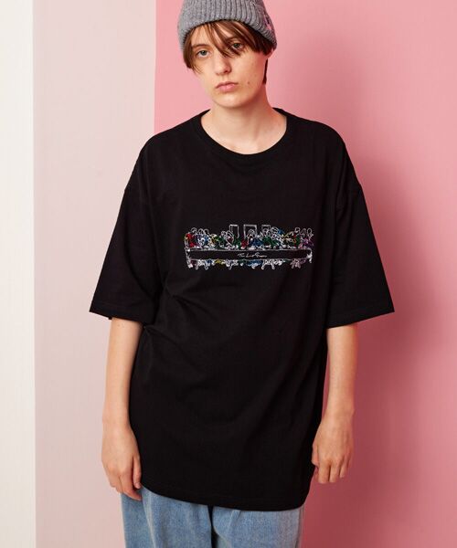 rehacer / レアセル Tシャツ | rehacer : Last Supper ” 最後の晩餐 ” on Wide Cutsew | 詳細12