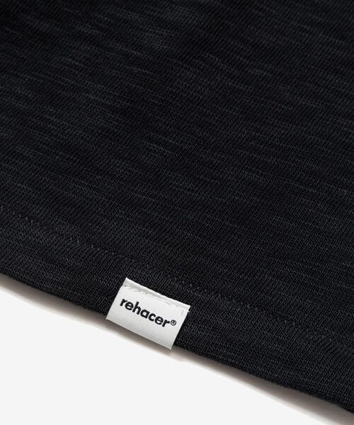 rehacer / レアセル Tシャツ | rehacer : Slant Logo Slab CS / スラント ロゴ スラブカットソー | 詳細6