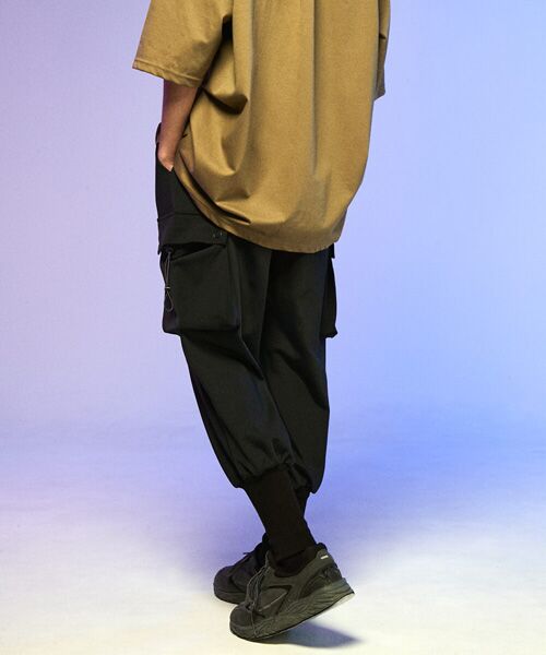 【希少モデル】rehacer レアセル ベルト付きサルエルパンツ M 入手困難 rehacer : Envelope Sarouel Pants / エンベロープ サルエル