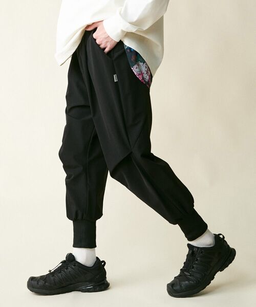 rehacer/レアセル rehacer: 3D Jogger Pants / 3Dジョガーパンツ Black Small
