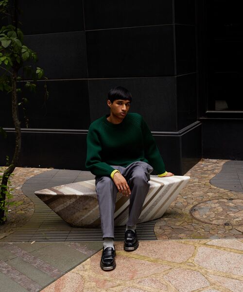 rehacer / レアセル ニット・セーター | Flix Ridge Crew Knit | 詳細7