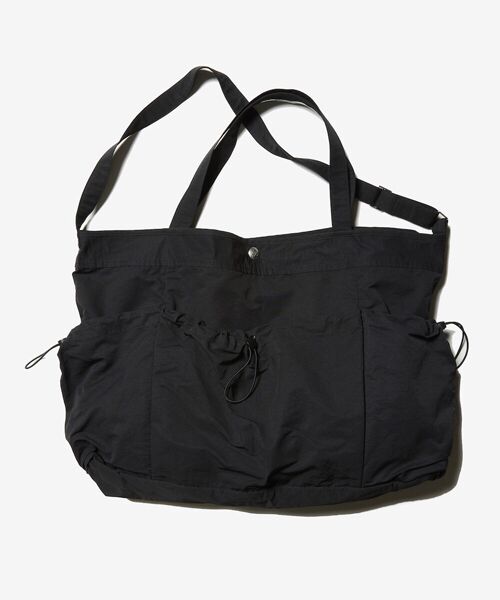 rehacer/AZ 60/40 Cloth Huge Shoulder Bag Black FREE