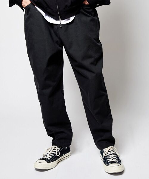 rehacer / レアセル チノ・ワークパンツ | rehacer : Big Pocket Wide Tapered Chino Pants Made in Okayama Japan | 詳細1