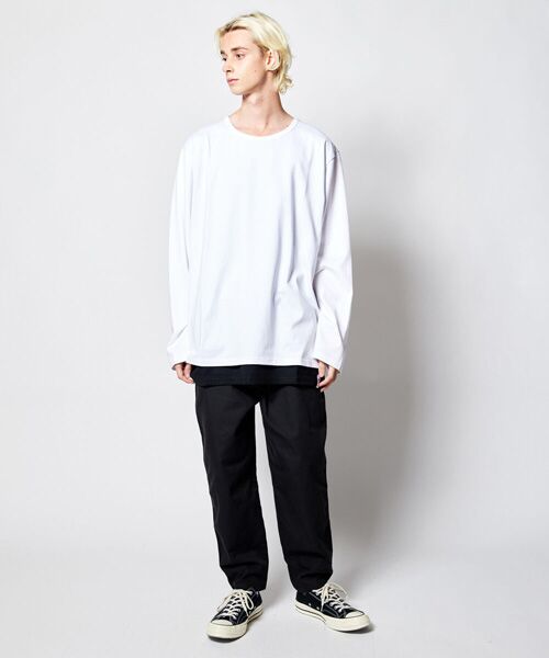 rehacer / レアセル チノ・ワークパンツ | rehacer : Big Pocket Wide Tapered Chino Pants Made in Okayama Japan | 詳細6