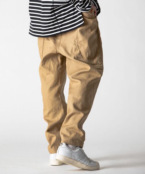 rehacer / レアセル チノ・ワークパンツ | rehacer : Big Pocket Wide Tapered Chino Pants Made in Okayama Japan | 詳細8