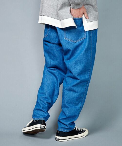 rehacer / レアセル デニムパンツ | rehacer : Bomber Tapered Easy Denim Made in Okayama Japan | 詳細5