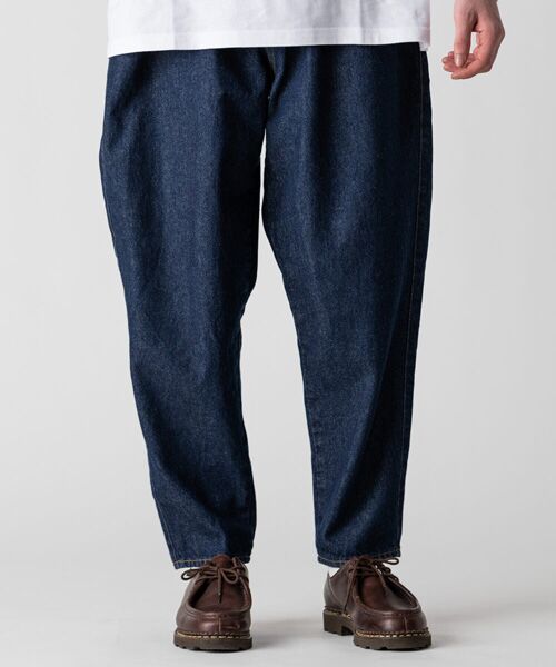 rehacer / レアセル デニムパンツ | rehacer : Bomber Tapered Easy Denim Made in Okayama Japan | 詳細13