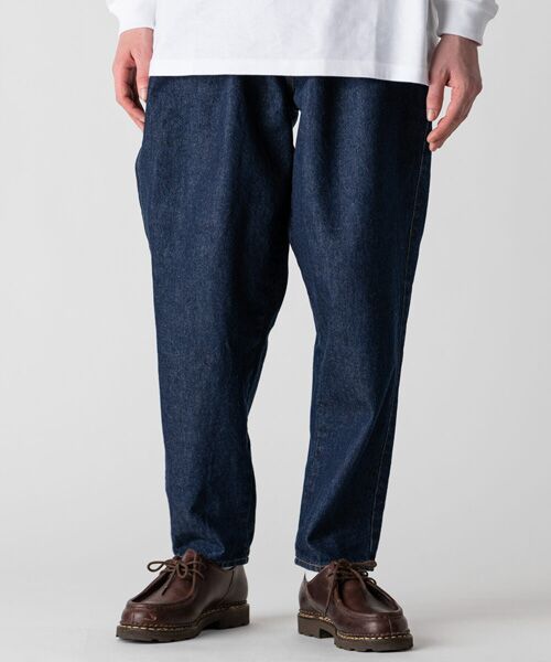 rehacer / レアセル デニムパンツ | rehacer : Bomber Tapered Easy Denim Made in Okayama Japan | 詳細14
