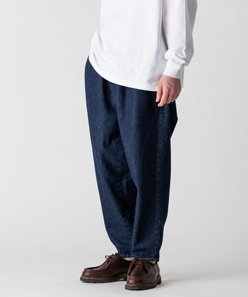 rehacer / レアセル デニムパンツ | rehacer : Bomber Tapered Easy Denim Made in Okayama Japan | 詳細16